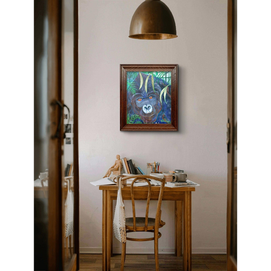 "KINGKONG" Oljemålning 46x55 cm (18.4x22")
