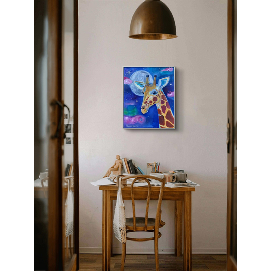 "MÅNEN OCH JAG"- Originalmålning i olja 50x60cm (20x24")
