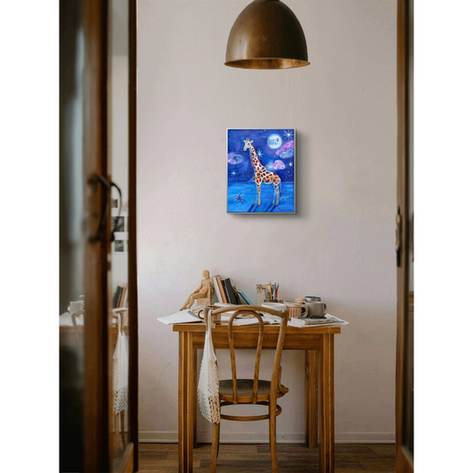 "SAMTAL MED KOSMOS"- Originalmålning i olja 40x50cm (16x20")