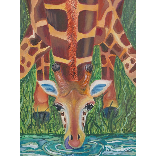 "SÖTNOS"- Originalmålning i olja 30x40 cm (12x16")